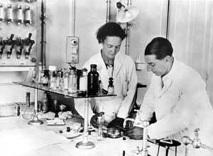 Irene si Frederic Joliot-Curie
